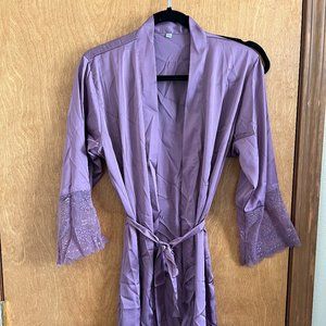 Matron of Honor Bathrobe Women Bridal Bridesmaids Plus Size XXL Pink Blush Short